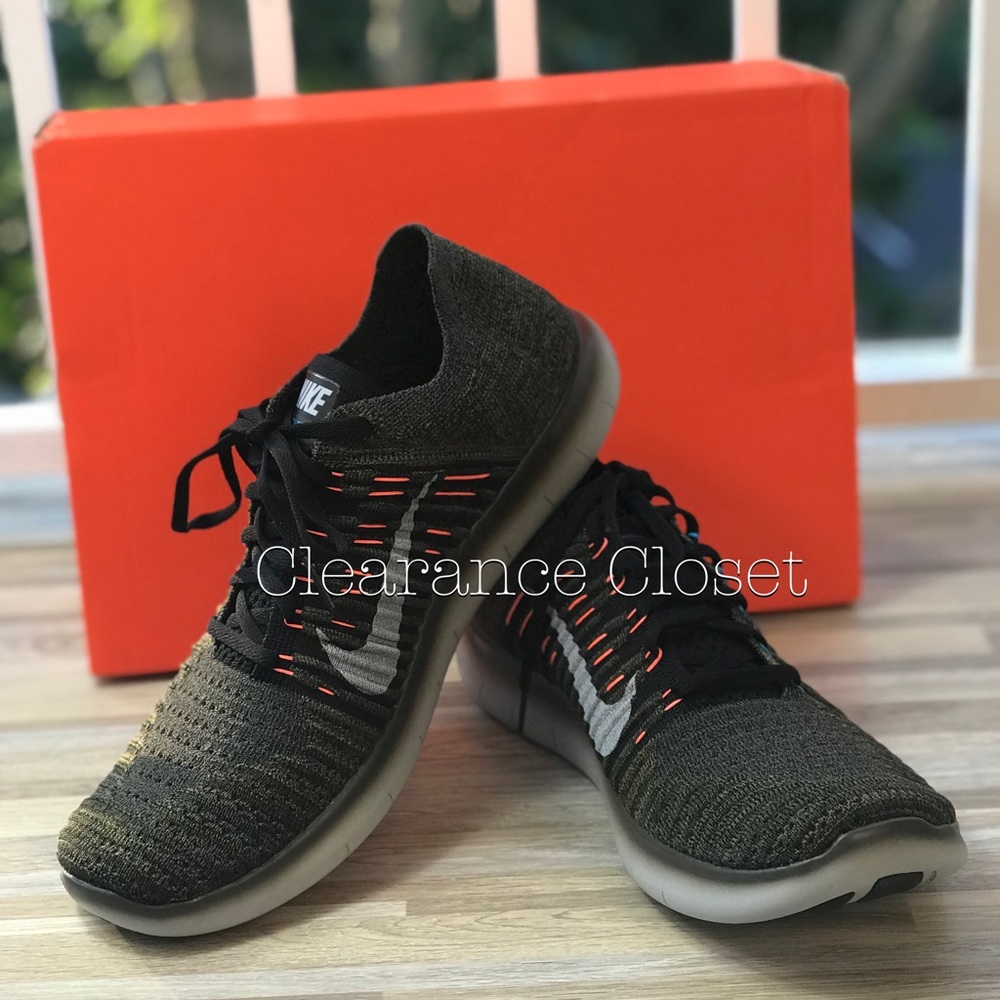 NWT Nike Free Rn Flyknit CRG Khaki М AUTHENTIC - Picture 5 of 7